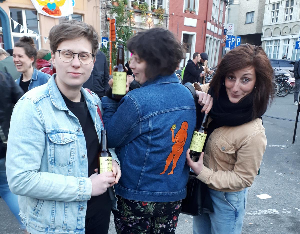Zure Venus at Queer Pride, Ghent